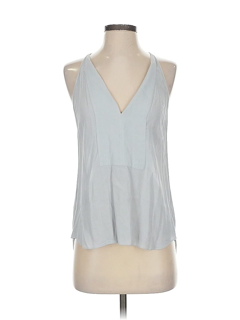Pre-owned Bcbgmaxazria Sleeveless Blouse In Gray
