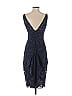 ML Monique Lhuillier 100% Polyester Blue Cocktail Dress Size 4 - photo 2