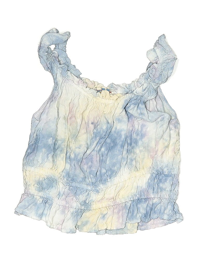 Pre-owned Vintage Havana Kids' Sleeveless Blouse In Blue