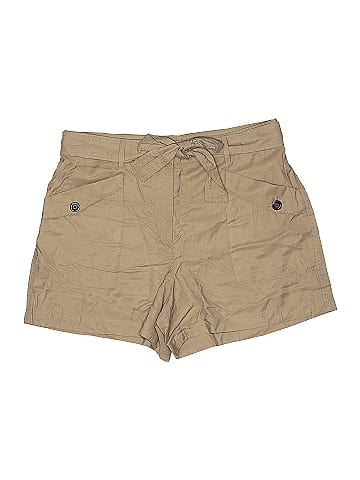 Ann Taylor Khaki Shorts (view 1)