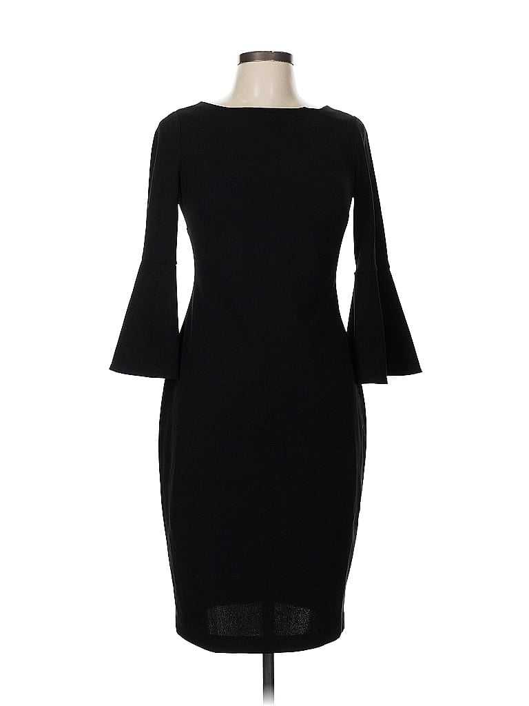 Pre-owned Calvin Klein Cocktail Dress In Black