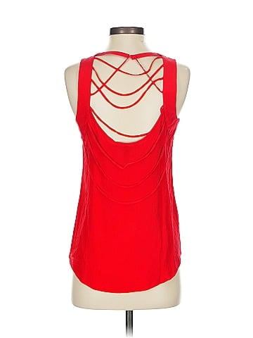BCBGMAXAZRIA Sleeveless Silk Top (view 2)