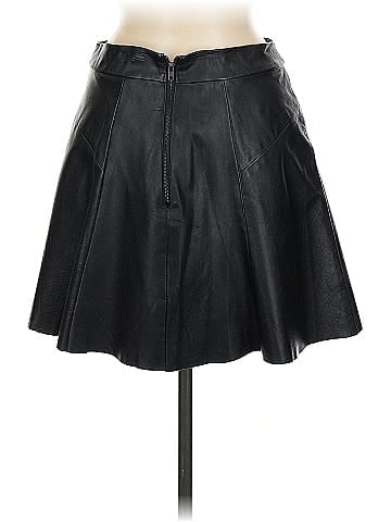 Wink Faux Leather Skirt (view 2)