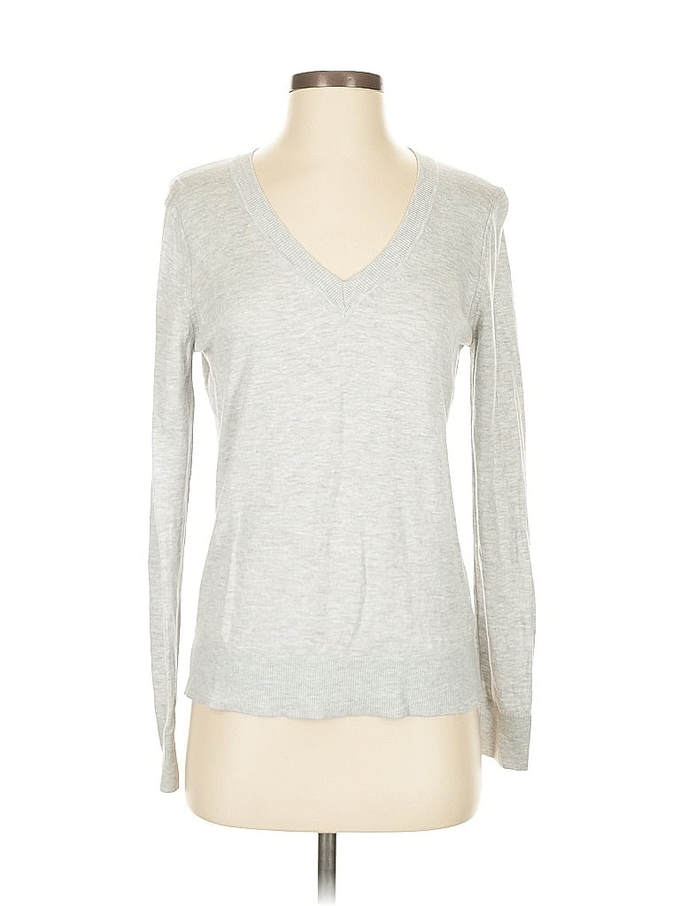 Pre-owned Banana Republic Factory Store Pullover Sweater In Silver