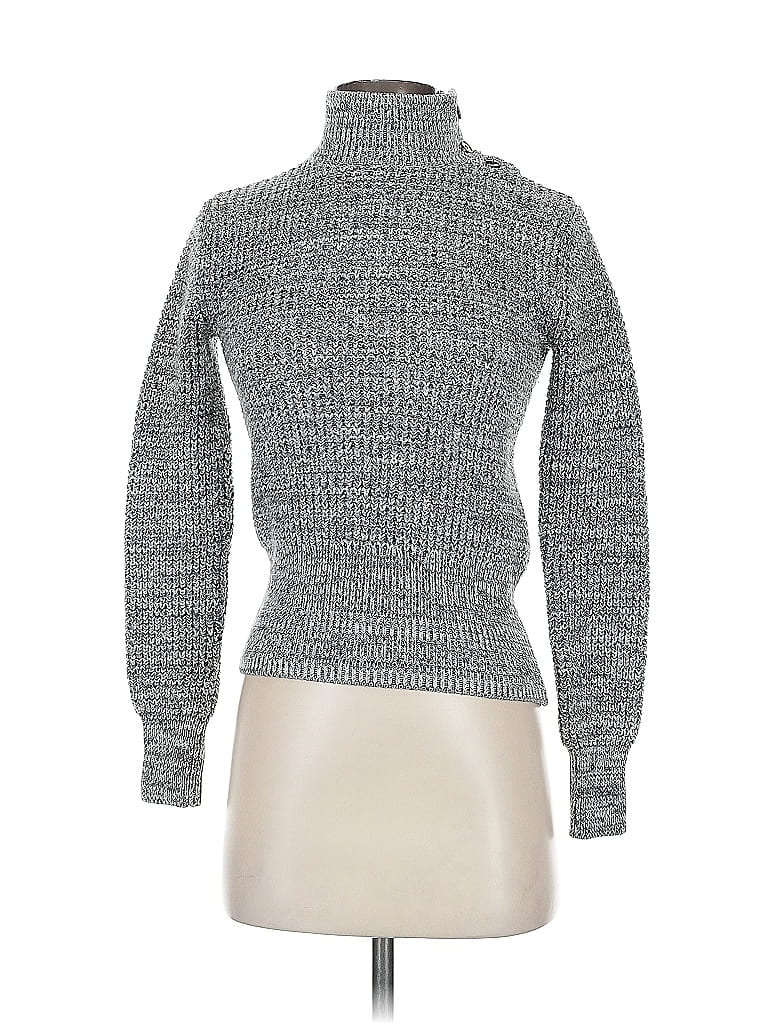 Pre-owned Gap Turtleneck Sweater In Silver