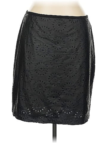 Ellen Tracy Faux Leather Skirt (view 1)