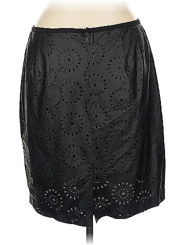 Ellen Tracy Faux Leather Skirt (view 2)