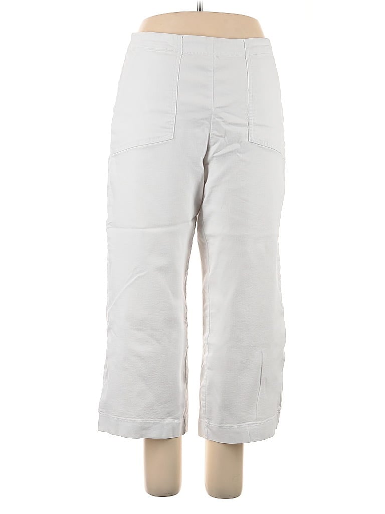 Pre-owned Nic + Zoe Casual Pants In Gray