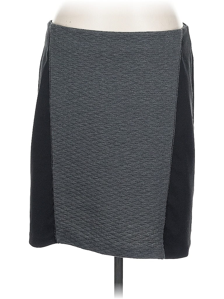 Pre-owned Laundry By Shelli Segal Casual Skirt In Gray