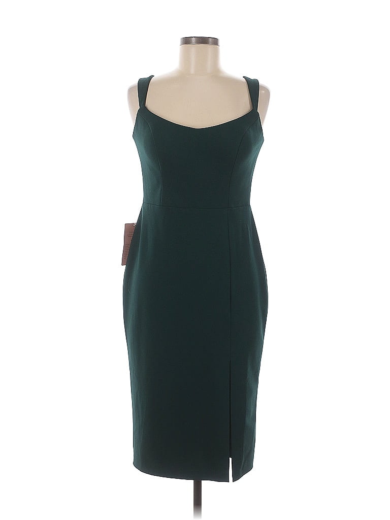 BHLDN Teal Green Cocktail Dress Size 8 - photo 1