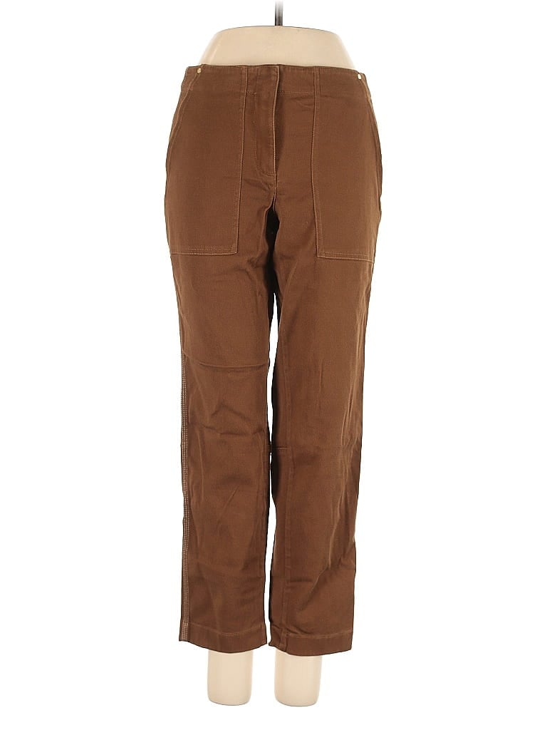 Pre-owned Theory Casual Pants In Brown