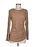 W by Worth Brown Tan Long Sleeve T-Shirt Size M - photo 1