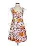 Maeve Tropical Orange Green Cocktail Dress Size 4 - photo 1