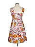 Maeve Tropical Orange Green Cocktail Dress Size 4 - photo 2