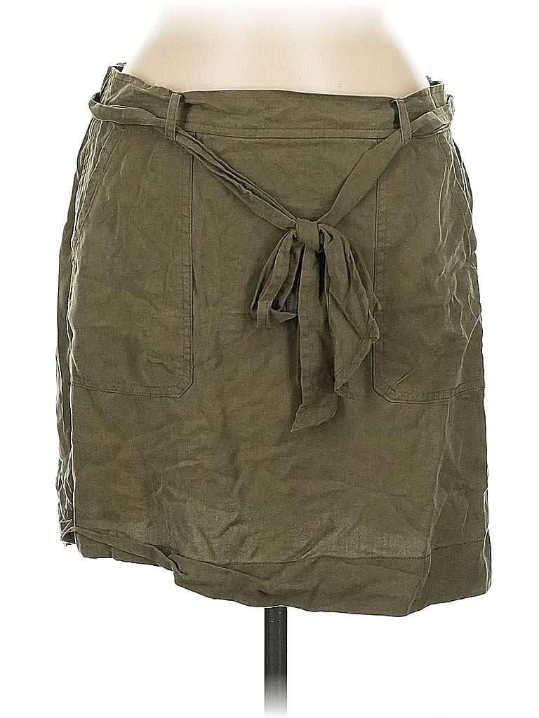 Pre-owned Ann Taylor Loft Casual Skirt In Green