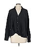 Saks Fifth Avenue 100% Lyocell Black Long Sleeve Blouse Size L - photo 1