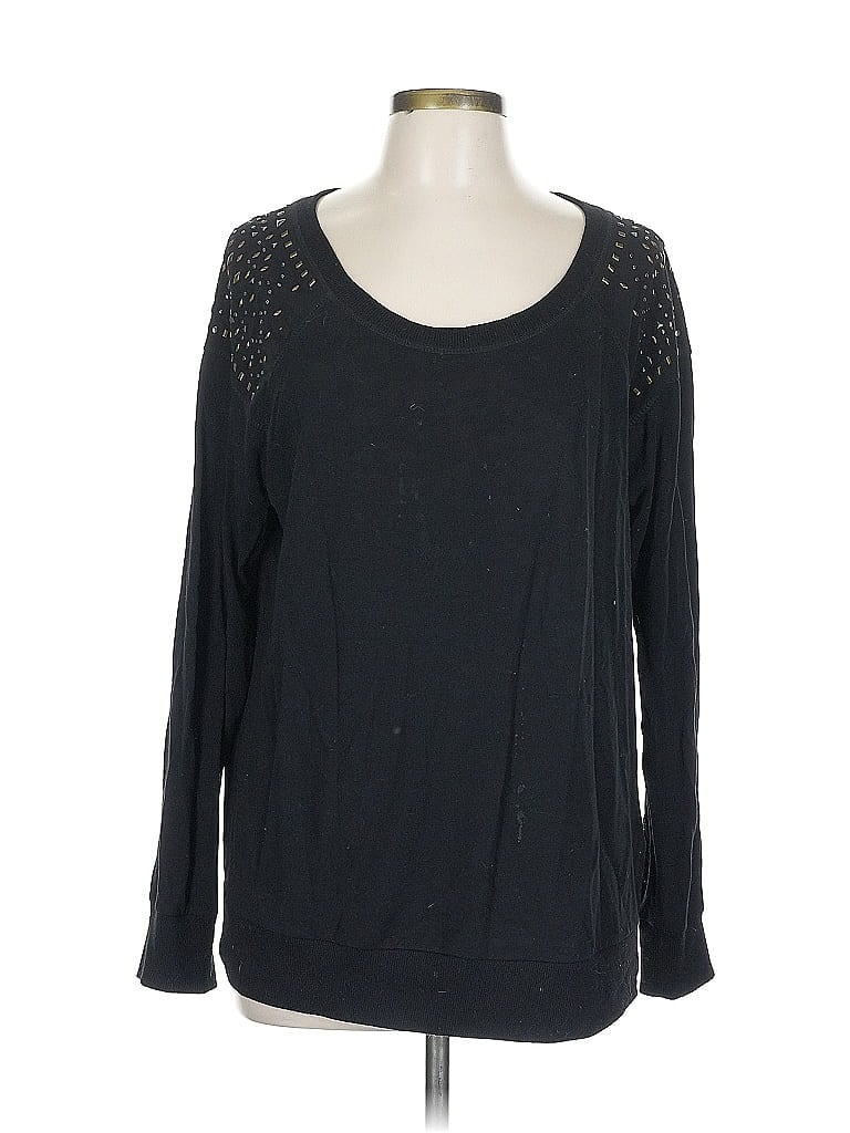 Pre-owned Torrid Pullover Sweater In Black