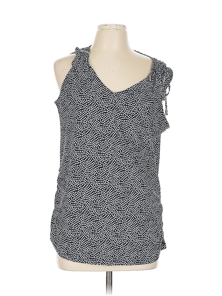 Pre-owned Anne Klein Sleeveless Blouse In Blue