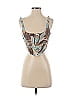 White Fox Brown Sleeveless Top Size S - photo 1