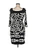 Joseph Ribkoff Graphic Black Cocktail Dress Size 10 - photo 2