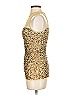 Arden B. 100% Rayon Gold Sleeveless Top Size S - photo 4