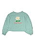 Mini Boden 100% Cotton Teal Long Sleeve T-Shirt Size M (kids) - photo 1