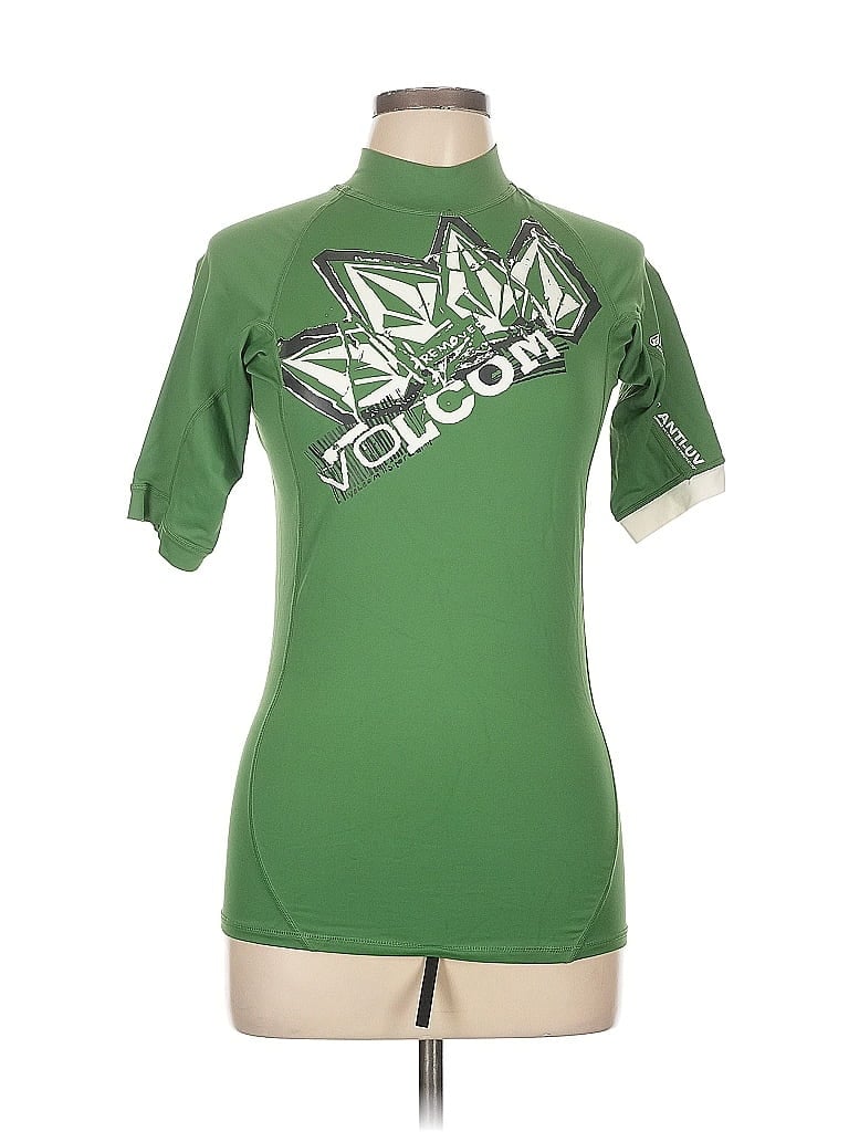 Volcom Green Short Sleeve T-Shirt Size L - photo 1