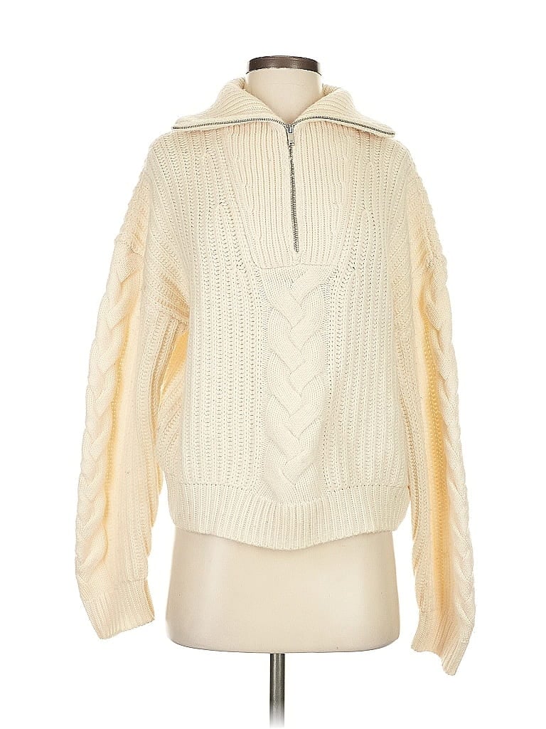 Naadam Ivory Wool Pullover Sweater Size XXS - photo 1