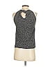 Ann Taylor Factory 100% Cotton Gray Sleeveless Top Size S - photo 2