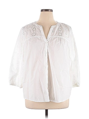 Croft & Barrow 3/4 Sleeve Blouse (view 1)