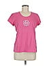 Life Is Good Floral Pink Short Sleeve T-Shirt Size M - photo 1