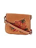 Patricia Nash Floral Tan Leather Crossbody Bag One size - photo 1