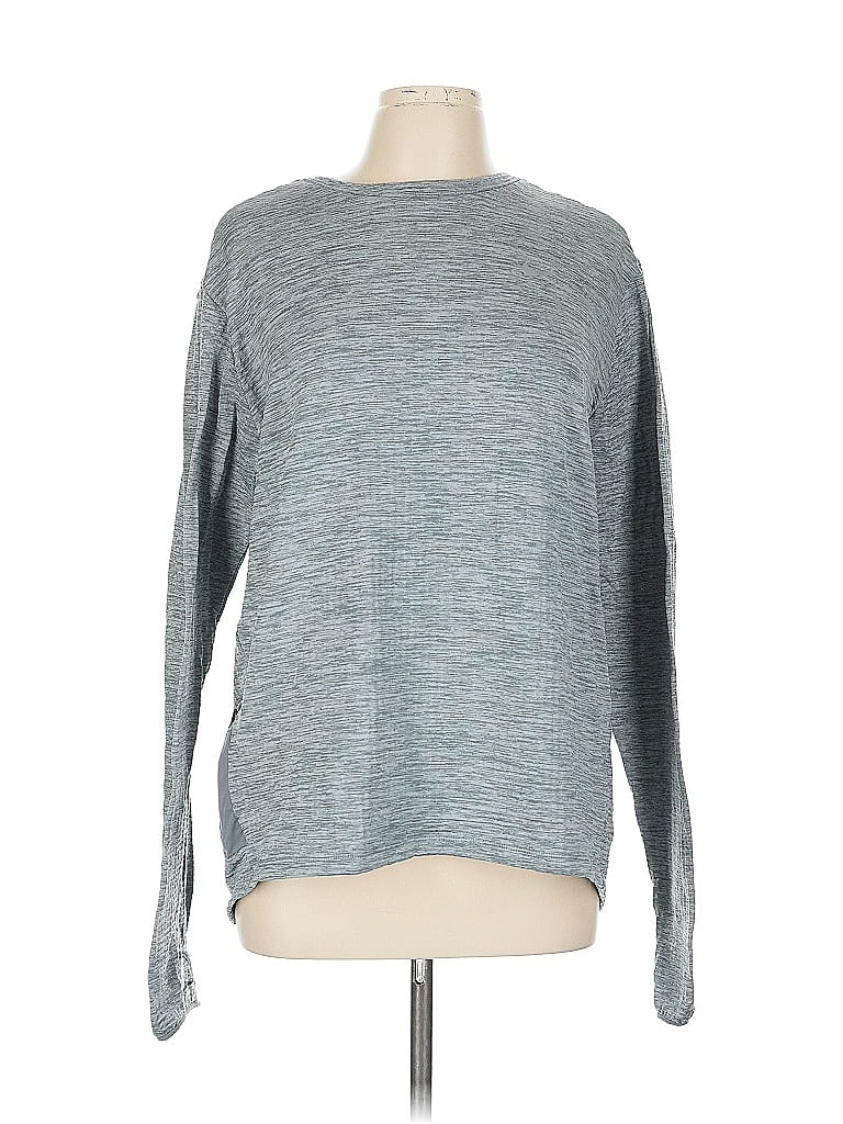 Pre-owned Nike Long Sleeve T-shirt In Gray