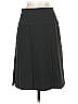Akris Punto Solid Gray Black Wool Skirt Size 4 - photo 2