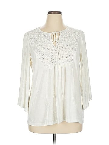 Suzanne Betro 3/4 Sleeve Blouse (view 1)