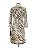 Hale Bob Animal Print Gray Cocktail Dress Size XS - photo 2