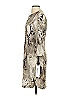 Hale Bob Animal Print Gray Cocktail Dress Size XS - photo 5