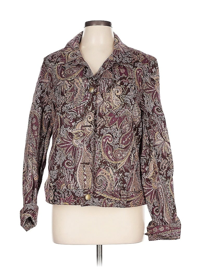 Pre-owned Unbranded Jacket In Purple