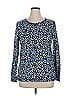 T by Talbots Blue Long Sleeve T-Shirt Size XL - photo 1