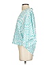 Love Sam 100% Polyester Teal 3/4 Sleeve Blouse Size S - photo 5