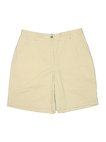 Lizsport Beige Khaki Shorts by Liz Claiborne (view 1)
