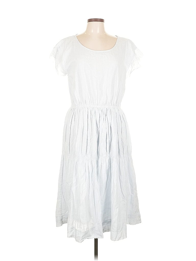 Apiece Apart 100% Cotton White Casual Dress Size L - photo 1