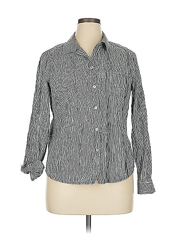 Foxcroft Long Sleeve Button-Down Shirt (view 1)
