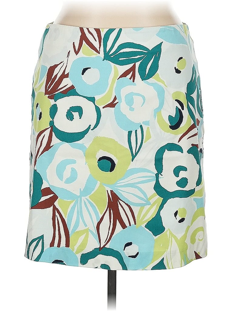 Pre-owned Ann Taylor Factory Casual Skirt In Green