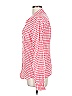 Frank & Eileen 100% Linen Checkered-gingham Pink 3/4 Sleeve Button-Down Shirt Size L - photo 4