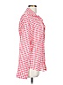 Frank & Eileen 100% Linen Checkered-gingham Pink 3/4 Sleeve Button-Down Shirt Size L - photo 3