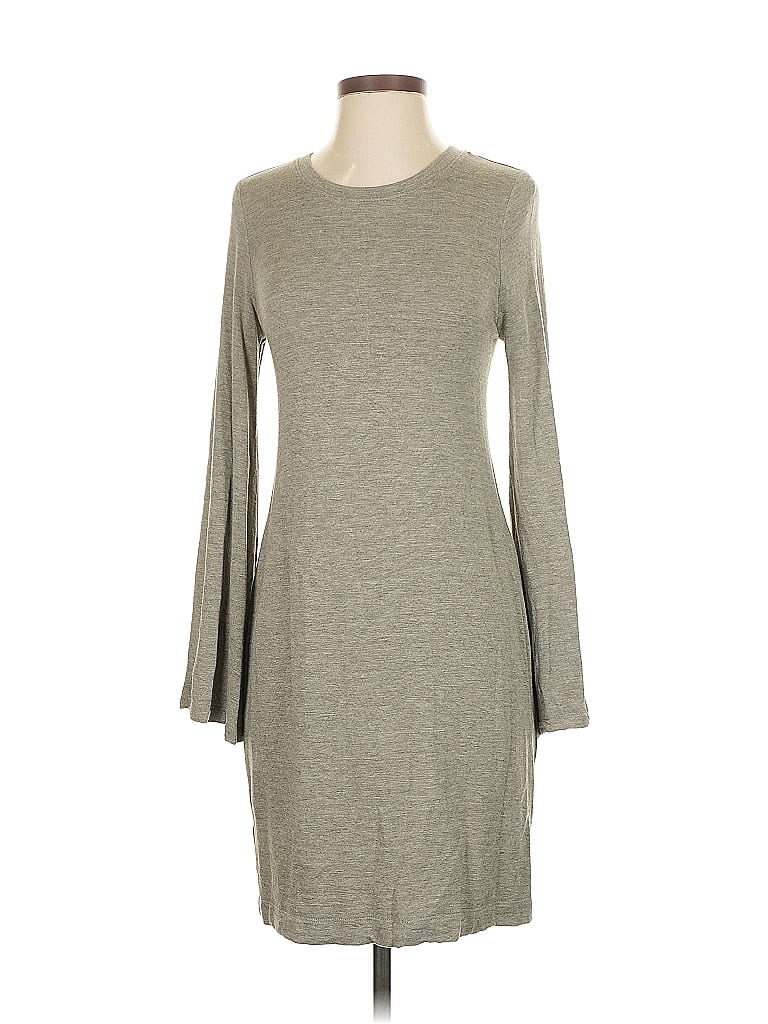 Pre-owned Lou & Grey Casual Dress In Gray