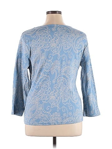 Croft & Barrow 3/4 Sleeve Blouse (view 2)