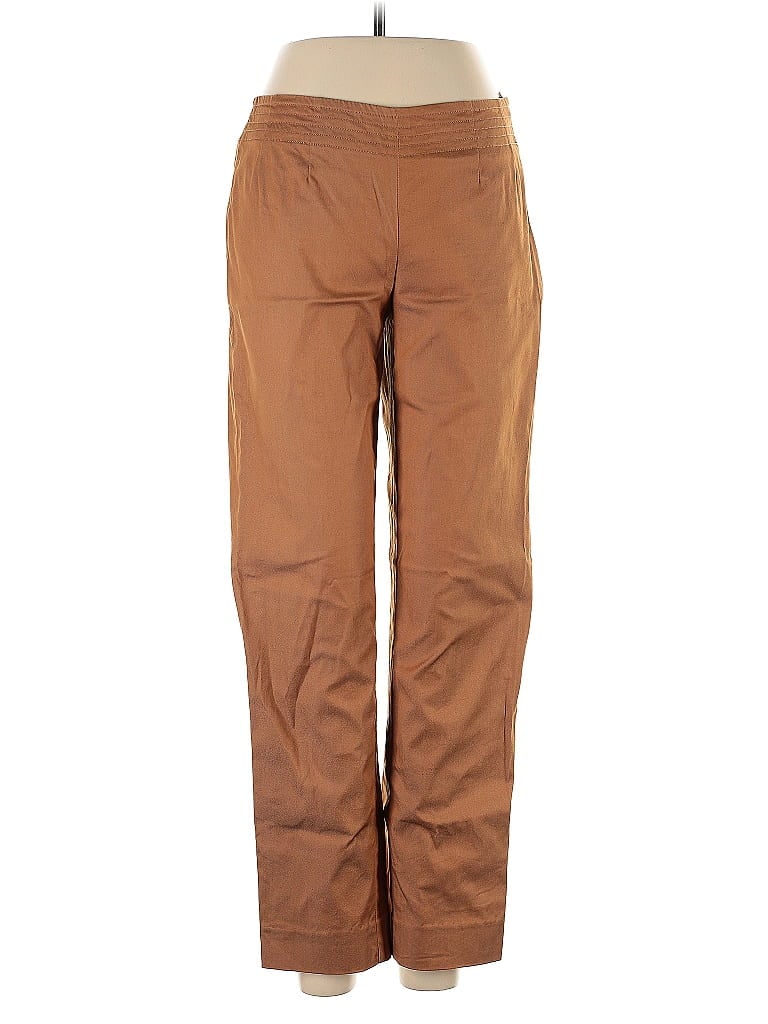 Pre-owned Nic + Zoe Casual Pants In Brown