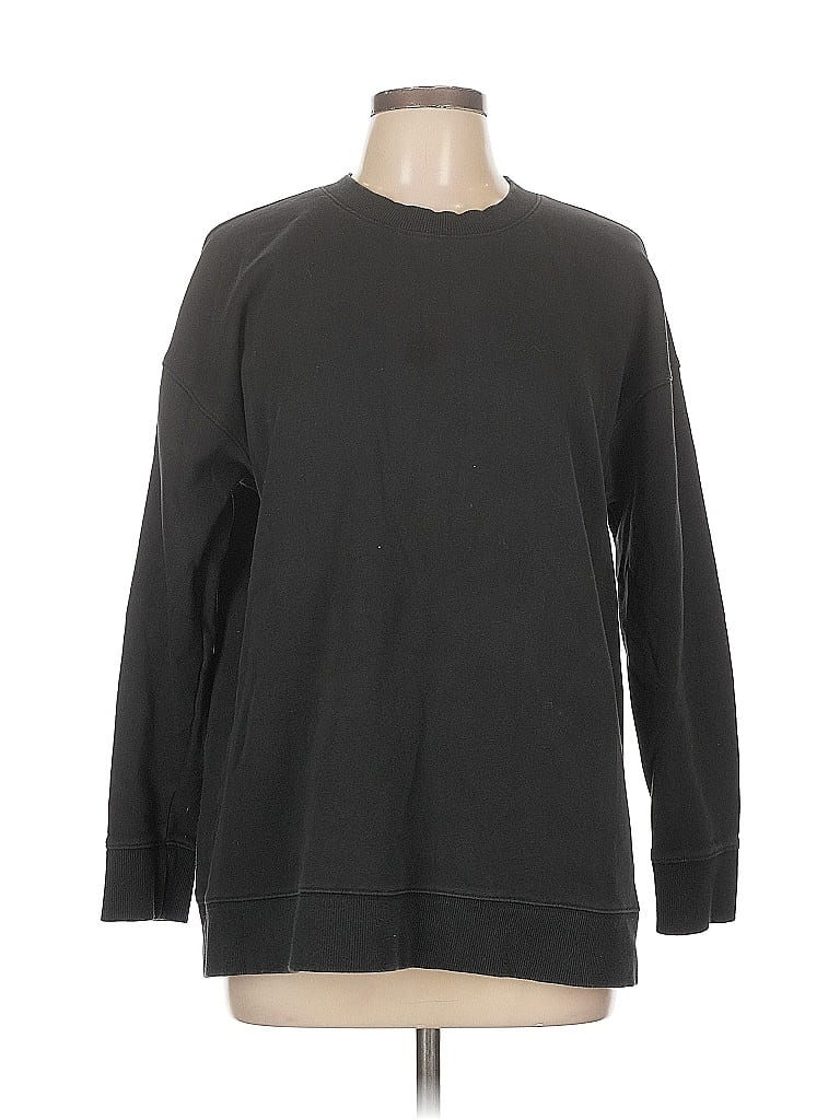 Pre-owned Banana Republic Factory Store Sweatshirt In Black